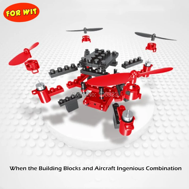 DIY Building Blocks Drone, 2.4G Aircraft 6-Axis Gyro, HD Camera Apple Store Google Play APP Control Quadrocopter, Wifi Transfer
DIY Building Blocks Drone, 2.4G Aircraft 6-Axis Gyro, HD Camera Apple Store Google Play APP Control Quadrocopter, Wifi Transfer