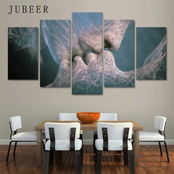 5 Pieces Wall Art Decoration Pictures Abstract Canvas Painting Love Posters for Living Room Kiss Painting on The Wall No Frame
5 Pieces Wall Art Decoration Pictures Abstract Canvas Painting Love Posters for Living Room Kiss Painting on The Wall No Frame