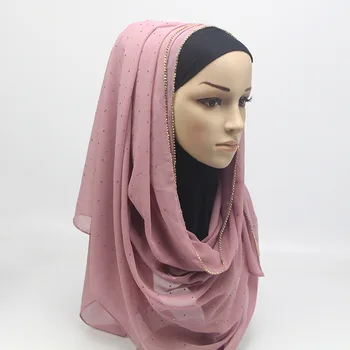 24 Colors Diamond Chiffon Long Scarf 70*180Cm Muslim Women Hijab Scarves Solid Color Head Wrap Ladies Head Scarf Islam Clothing
24 Colors Diamond Chiffon Long Scarf 70*180Cm Muslim Women Hijab Scarves Solid Color Head Wrap Ladies Head Scarf Islam Clothing