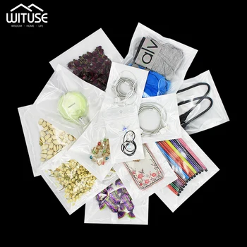 100Pcs Zipper Plastic Retail Pouches Seal Poly Package Bag Hang Pack Zip Lock Bags Gifts Plastic New Popular White/Clear Self 
100Pcs Zipper Plastic Retail Pouches Seal Poly Package Bag Hang Pack Zip Lock Bags Gifts Plastic New Popular White/Clear Self