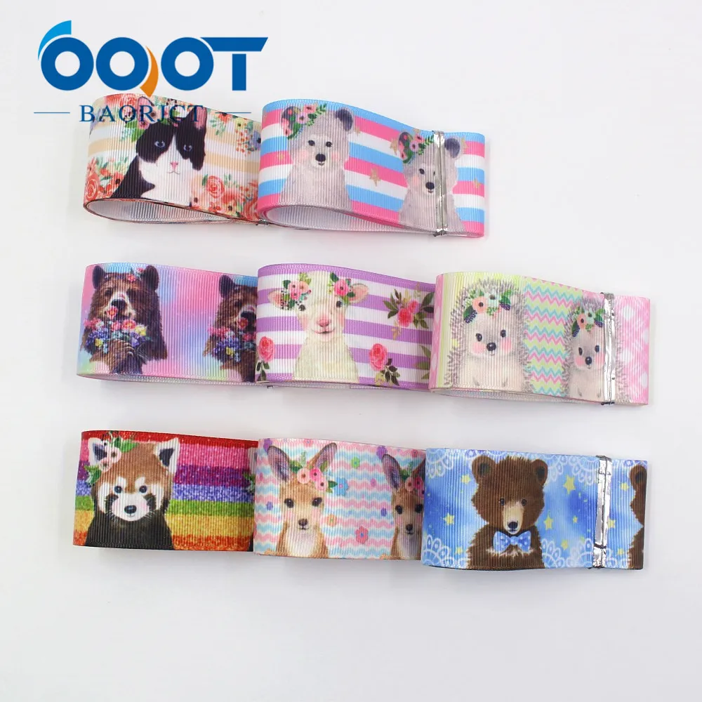 OOOT BAORJCT I 19906 2069 38 мм 10 ярдов мультфильм тепловой передачи печатных корсажные ленты