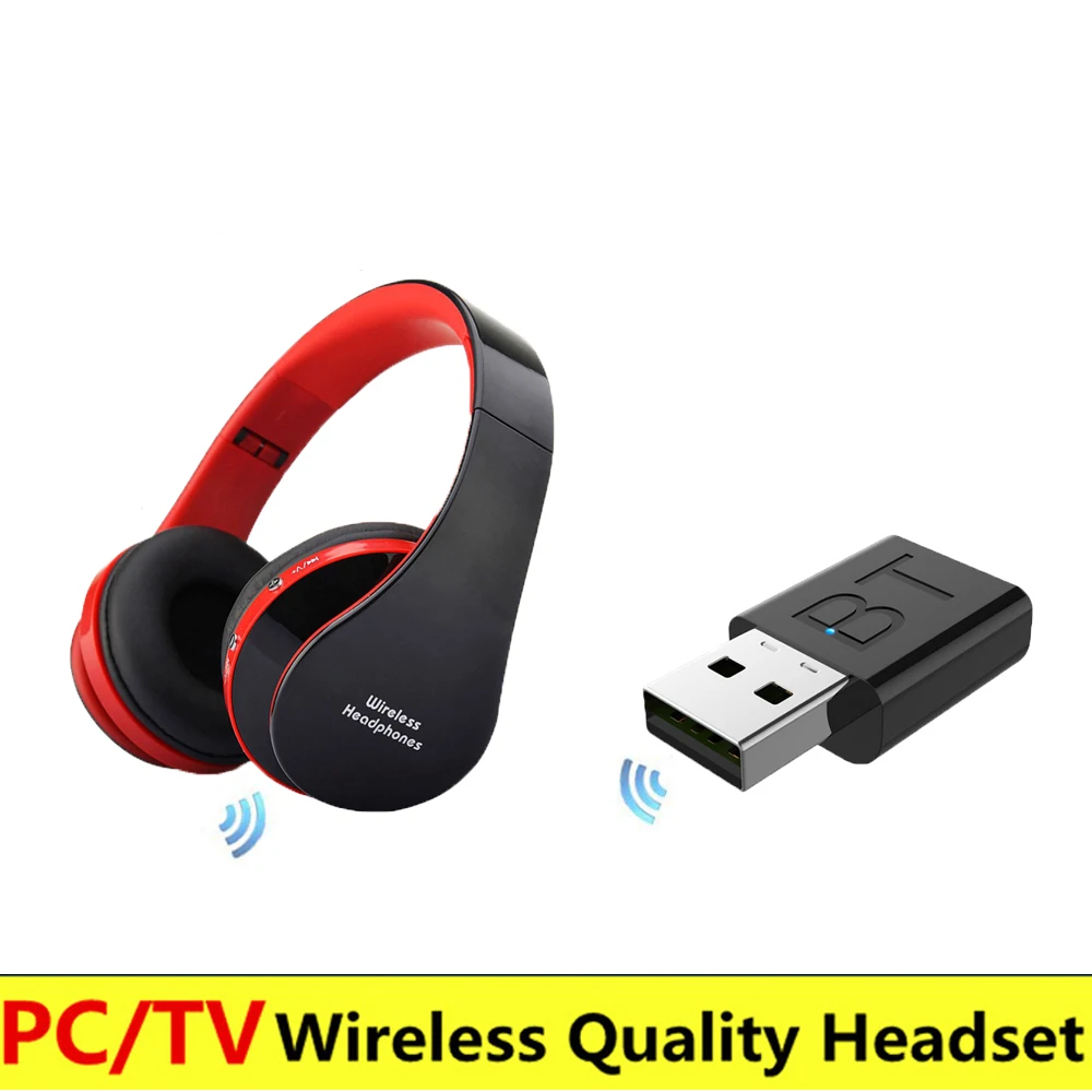 Multi-occasion Wireless Headset For TV Computer 3.5mm High-fidelity sound Bluetooth Headset with adapter for TV, Desktop
Multi-occasion Wireless Headset For TV Computer 3.5mm High-fidelity sound Bluetooth Headset with adapter for TV, Desktop