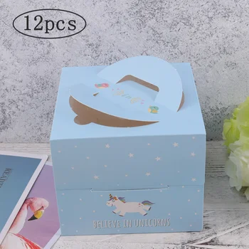 12pc 4 Inch Portable Cheese Cake Box Cute Unicorn Paper Candy Container DIY Gift Box Base Box Sweet Case Birthday Party Supplies
12pc 4 Inch Portable Cheese Cake Box Cute Unicorn Paper Candy Container DIY Gift Box Base Box Sweet Case Birthday Party Supplies