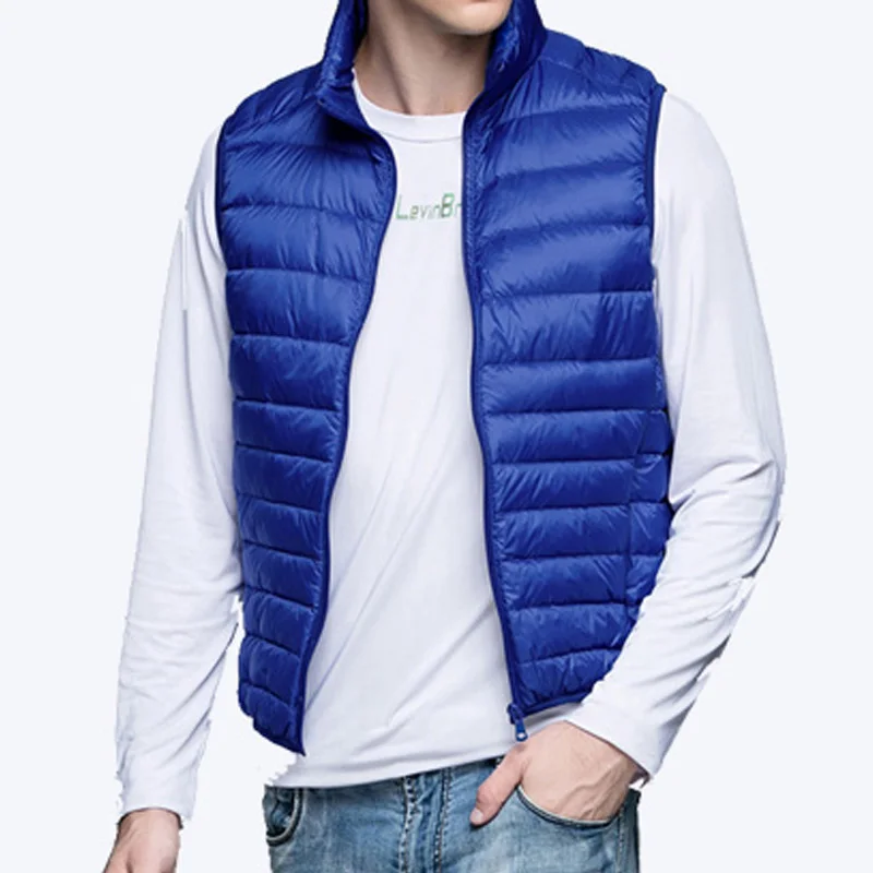 Vest Men Winter Duck Down Vest Mens Casual Sleeveless Jackets Ultralight Vests Colete Masculino Men's New Outwear Waistcoat
Vest Men Winter Duck Down Vest Mens Casual Sleeveless Jackets Ultralight Vests Colete Masculino Men's New Outwear Waistcoat