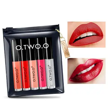 O.TWO.O 5Pcs/Set Matte Liquid Lip Gloss + Moisturizing Oil Long Lasting Waterproof Easy to Wear Matte Lipstick Women Makeup Kit
O.TWO.O 5Pcs/Set Matte Liquid Lip Gloss + Moisturizing Oil Long Lasting Waterproof Easy to Wear Matte Lipstick Women Makeup Kit