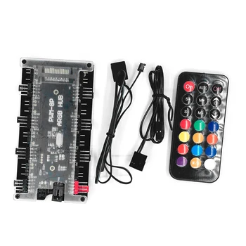 Remote Control PWM Fan Hub 3-Pin ARGB Hub for Desktop PC Case 8 Port 4-Pin PWM Fan 1 to 8 3-Pin ARGB LED Hub
Remote Control PWM Fan Hub 3-Pin ARGB Hub for Desktop PC Case 8 Port 4-Pin PWM Fan 1 to 8 3-Pin ARGB LED Hub