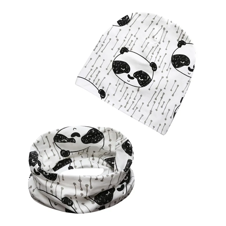 2Pcs Cotton Baby Hat Scarf Set Fashion Warm Printed Panda Caps Scarves For Kids Autumn Winter
2Pcs Cotton Baby Hat Scarf Set Fashion Warm Printed Panda Caps Scarves For Kids Autumn Winter