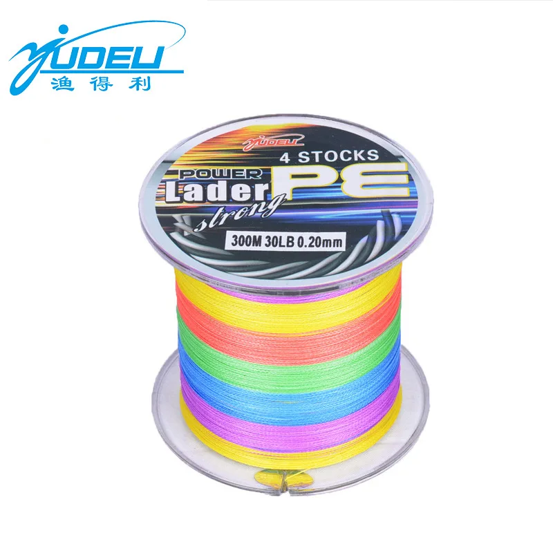 Yu de li 300 M 4 Stocks PE Line Dyneema Braided Wire Five-color Color Multi-Choice Can Be Mixed Batch
Yu de li 300 M 4 Stocks PE Line Dyneema Braided Wire Five-color Color Multi-Choice Can Be Mixed Batch