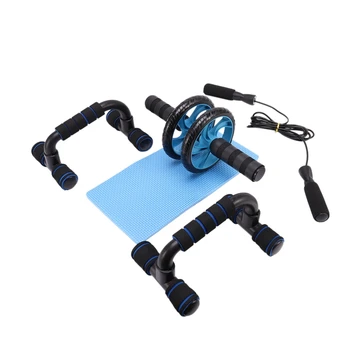 5-In-1 AB Wheel Roller Kit AB Roller Pro with Push-UP Bar Hand Griper Jump Rope and Knee Pad Fitness Equipment
5-In-1 AB Wheel Roller Kit AB Roller Pro with Push-UP Bar Hand Griper Jump Rope and Knee Pad Fitness Equipment