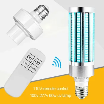 Ultraviolet UV Light Sterilizer wand Disinfection Lamp Sterilization Lights Germicidal Corn Lamp Kill Mites 110V US Plug
Ultraviolet UV Light Sterilizer wand Disinfection Lamp Sterilization Lights Germicidal Corn Lamp Kill Mites 110V US Plug