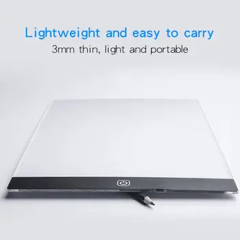 A4 LED Drawing Tablet Pad Copy Board USB LED Light Box Digital Graphics Pad Art Graphic Painting Writing Table Drawing Board
A4 LED Drawing Tablet Pad Copy Board USB LED Light Box Digital Graphics Pad Art Graphic Painting Writing Table Drawing Board