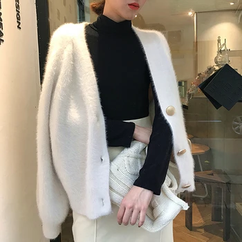 Autumn Student Western Style Short Sweater Loose Coat Woman Knitting Cardigan
Autumn Student Western Style Short Sweater Loose Coat Woman Knitting Cardigan