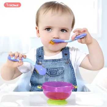 Toddler Baby Spoons and Forks Set 6PCS Utensils Fork First Stage Feeding Easy Grip Bendable Training Spoon Self-Feeding
Toddler Baby Spoons and Forks Set 6PCS Utensils Fork First Stage Feeding Easy Grip Bendable Training Spoon Self-Feeding