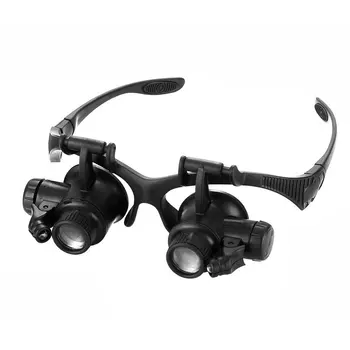 10X/15X/20X/25X Headband Magnifier Glasses Loupe Tools Head-mounted Led Light Head Lamp For Soldering/Repairing Work
10X/15X/20X/25X Headband Magnifier Glasses Loupe Tools Head-mounted Led Light Head Lamp For Soldering/Repairing Work