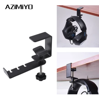 360 degree rotatable Headphone Hanger Headset Desk Display Stand Bracket for multi-purpose table head-mounted universal earphone
360 degree rotatable Headphone Hanger Headset Desk Display Stand Bracket for multi-purpose table head-mounted universal earphone