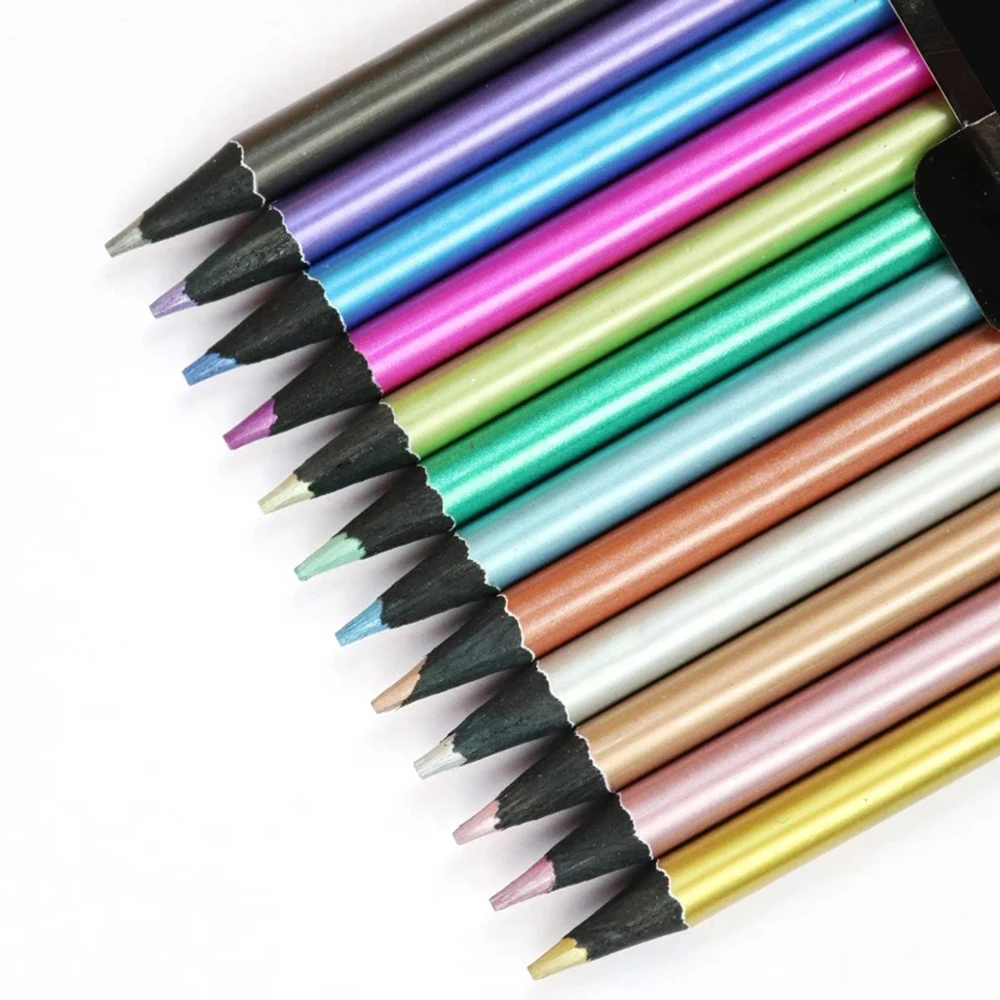 12/18 Colors Metallic Pencil Colored Drawing Pencil Sketching Pencil Painting Colored Pencils Art Supplies
12/18 Colors Metallic Pencil Colored Drawing Pencil Sketching Pencil Painting Colored Pencils Art Supplies