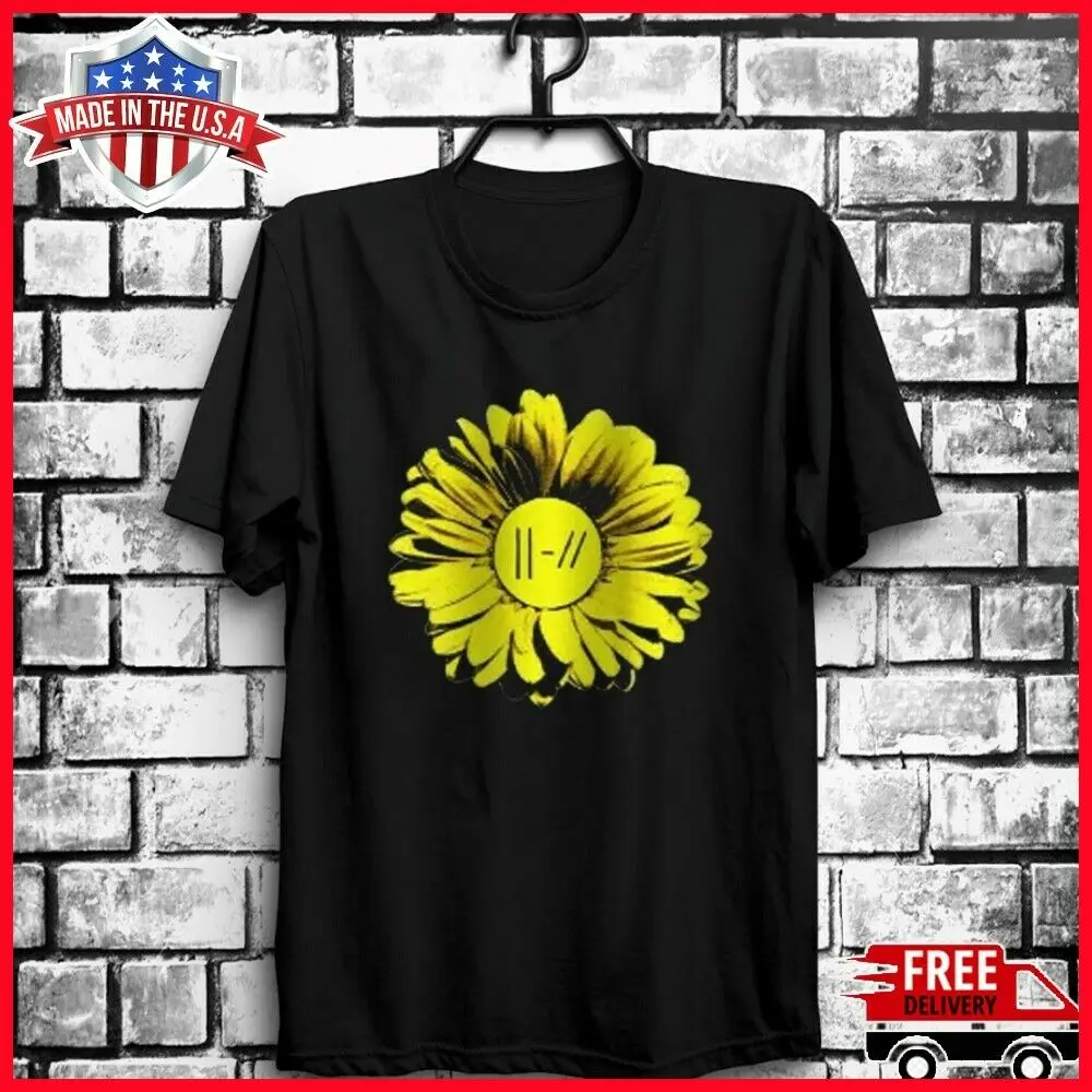 

Twenty One Pilots Shirt Logo Flowers Bandito Tour Concert Ned Music Band S-3XL