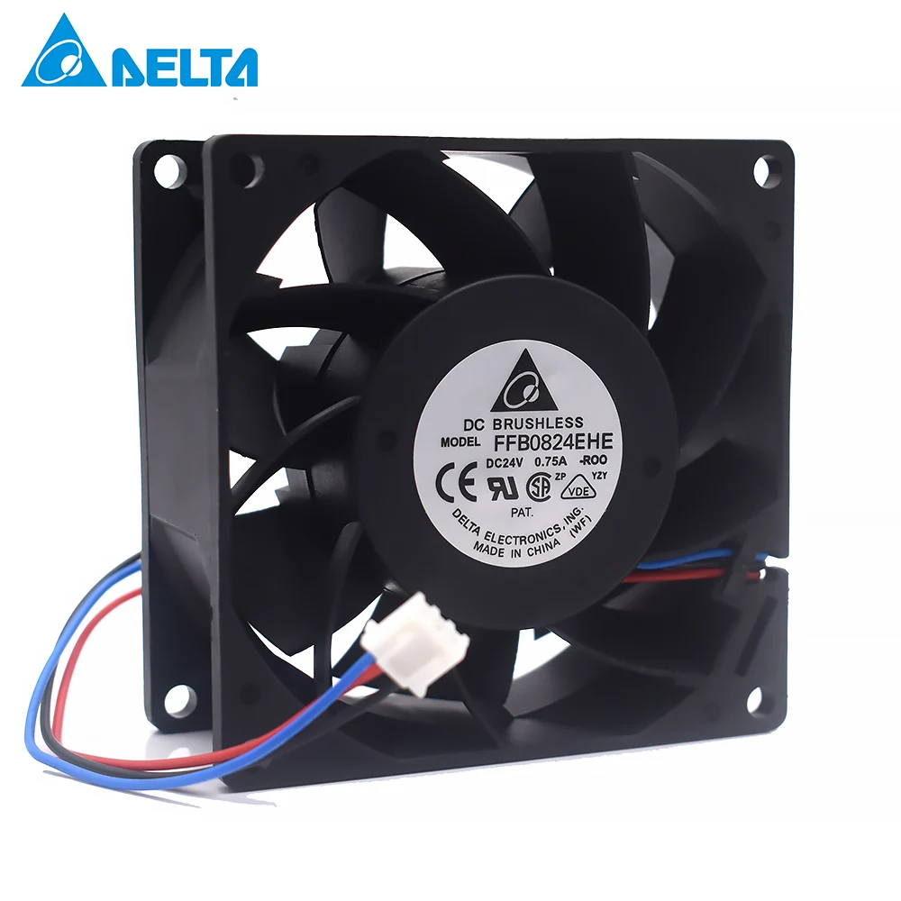 Оригинальный двухшариковый охлаждающий вентилятор Delta FFB0824EHE 8038, 80x80x38 мм, 8 см, постоянный ток 24 В, 0,75 А, 3 линии
Оригинальный двухшариковый охлаждающий вентилятор Delta FFB0824EHE 8038, 80x80x38 мм, 8 см, постоянный ток 24 В, 0,75 А, 3 линии