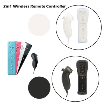 2in1 Wireless Remote Controller for Nunchuk Nintendo Wii motion sensor Built-in Motion Plus Gamepad with Silicone Case
2in1 Wireless Remote Controller for Nunchuk Nintendo Wii motion sensor Built-in Motion Plus Gamepad with Silicone Case