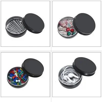 New Aluminium Bottles Sample Canisters Cap Makeup Oil Wax Box Reusable Packaging Can Tin Container Cosmetic Pot Jar Upper Screw
New Aluminium Bottles Sample Canisters Cap Makeup Oil Wax Box Reusable Packaging Can Tin Container Cosmetic Pot Jar Upper Screw