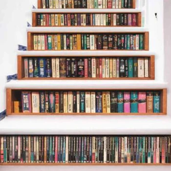 3D Staircase Stickers PVC Simulation Bookcase Waterproof Self-Adhesive Staircase Stickers Home Decoration
3D Staircase Stickers PVC Simulation Bookcase Waterproof Self-Adhesive Staircase Stickers Home Decoration