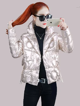 Bright face down cotton padded clothes women's short small cotton padded jacket new winter coat with all kinds of clothes trend
Bright face down cotton padded clothes women's short small cotton padded jacket new winter coat with all kinds of clothes trend