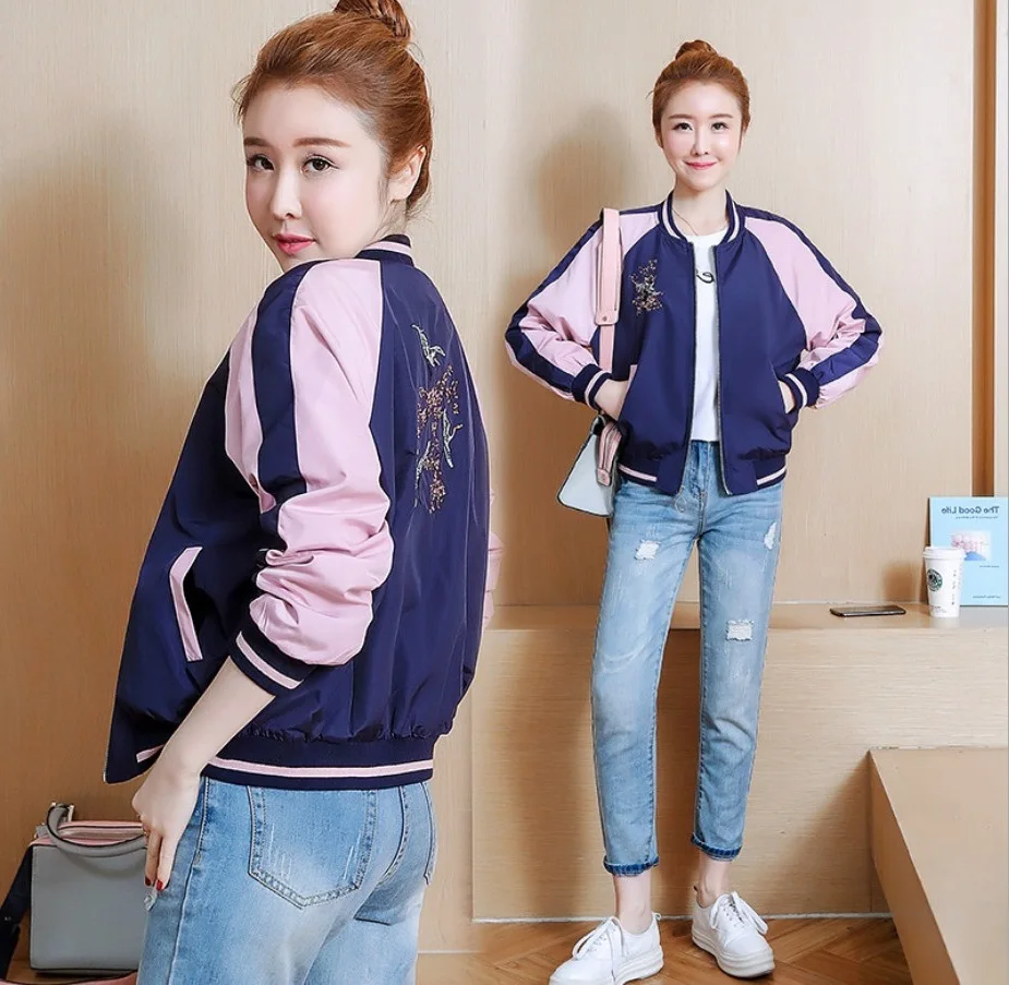 Tm46388 2019 Spring And Autumn New Style BF Harajuku Embroidered Baseball Uniform Loose-Fit Cropped Jacket Students Jacket
Tm46388 2019 Spring And Autumn New Style BF Harajuku Embroidered Baseball Uniform Loose-Fit Cropped Jacket Students Jacket