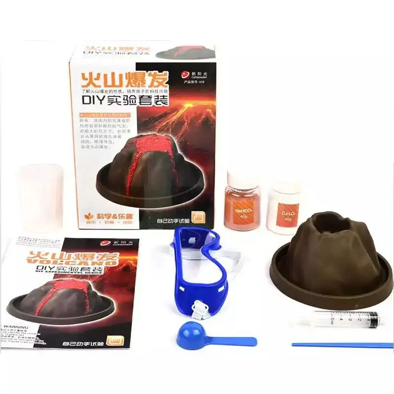 Children DIY Volcano Outbreak Experimental Toy Sets Novelty Creative Children Science Experiment Toy
Children DIY Volcano Outbreak Experimental Toy Sets Novelty Creative Children Science Experiment Toy