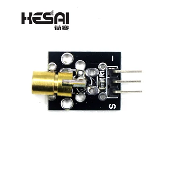 KY-008 3pin 650nm Red Laser Transmitter Dot Diode Copper Head Module for arduino DIY Kit
KY-008 3pin 650nm Red Laser Transmitter Dot Diode Copper Head Module for arduino DIY Kit