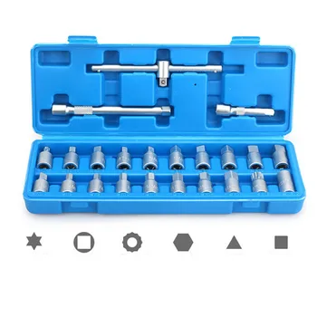 23pcs/1 set Car Oil Drain Sump Plug Socket Key Removal Tool Set Car Wrench oil Repair Tools
23pcs/1 set Car Oil Drain Sump Plug Socket Key Removal Tool Set Car Wrench oil Repair Tools