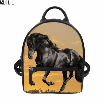 Customized Women's Leather Backapck Preppy Style Horse Animal Printing Women Backpack Simple Leisure Student School Bag
Customized Women's Leather Backapck Preppy Style Horse Animal Printing Women Backpack Simple Leisure Student School Bag