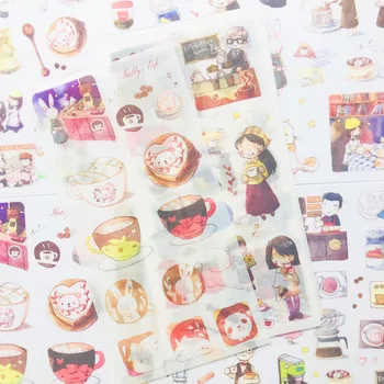 6 Sheets Enjoy Coffee Time Paper Diary Stickers Phone Hand Account Decor Sticker
6 Sheets Enjoy Coffee Time Paper Diary Stickers Phone Hand Account Decor Sticker