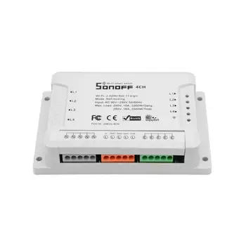 SONOFF 4CH R2 Wifi Smart Switch Home Automation 90V〜250V Remote Intelligent Timer Switch WorkWith Ewelink Alexa Google Home
SONOFF 4CH R2 Wifi Smart Switch Home Automation 90V〜250V Remote Intelligent Timer Switch WorkWith Ewelink Alexa Google Home