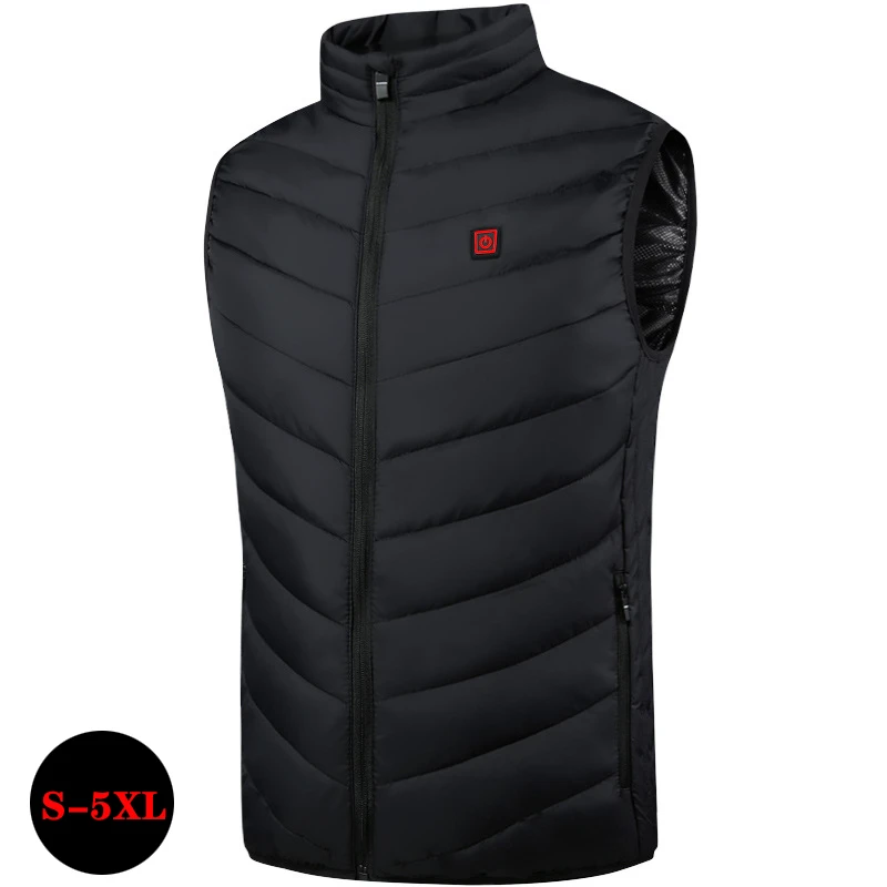 5 Color Men/Women USB Back Heating Heating Vest Safety Sleevless Jacket Outdoor Ski Jacket Men's Heated Vest Graphene Winter Top
5 Color Men/Women USB Back Heating Heating Vest Safety Sleevless Jacket Outdoor Ski Jacket Men's Heated Vest Graphene Winter Top
