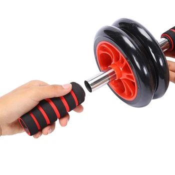 Double-wheeled Exercise Equipment For Body Building Fitness Updated Ab Abdominal Press Wheel Rollers Gym
Double-wheeled Exercise Equipment For Body Building Fitness Updated Ab Abdominal Press Wheel Rollers Gym