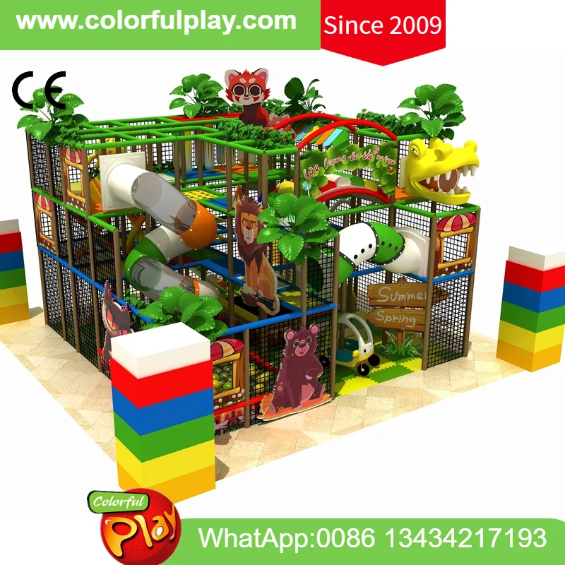 Детская зона мягкая игра город джунгли спортзал тематический парк для
