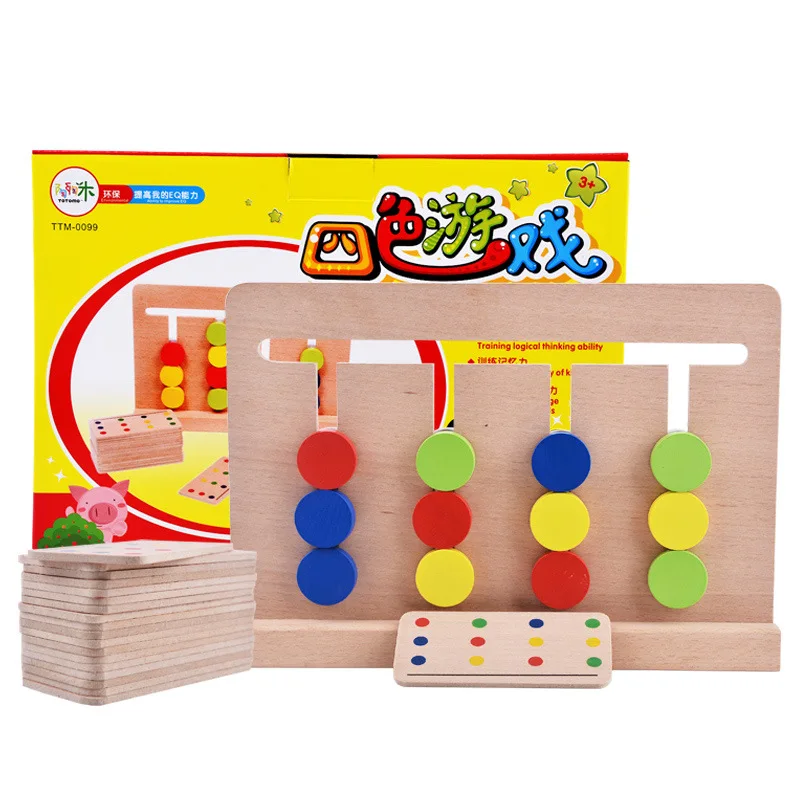 Toto Wood Four Colors Game ENLIGHTEN Early Educational Teaching Aid Montessori ENLIGHTEN Educational Children Logic Game Toy
Toto Wood Four Colors Game ENLIGHTEN Early Educational Teaching Aid Montessori ENLIGHTEN Educational Children Logic Game Toy
