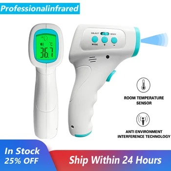 Thermometer Digital Infrared Forehead Body Thermometer Baby/Adult LCD Forehead Ttemperature Gun Non Contact IR Measurement Tool
Thermometer Digital Infrared Forehead Body Thermometer Baby/Adult LCD Forehead Ttemperature Gun Non Contact IR Measurement Tool