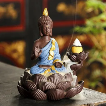 Colorful Sand Crafts Elephant Head God Censer Lotus Incense Holder Southeast Asia Buddha Statue Backflow Incense Burner Decor
Colorful Sand Crafts Elephant Head God Censer Lotus Incense Holder Southeast Asia Buddha Statue Backflow Incense Burner Decor