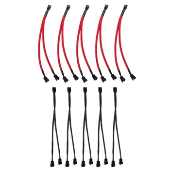5Pcs 4 Pin Extension Cable PWM Fan Splitter Cable Splitter CPU Fan Sleeved Adapter Lead Line Connector Cable
5Pcs 4 Pin Extension Cable PWM Fan Splitter Cable Splitter CPU Fan Sleeved Adapter Lead Line Connector Cable