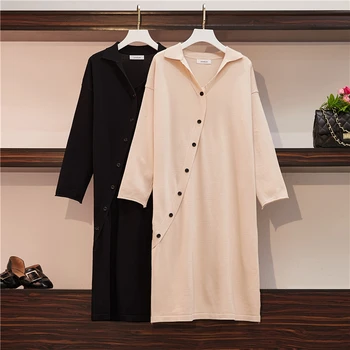 Large-size Women's Dresses Fall-2009 Korean Edition Loose Long Sleeves And Slim Knitted Dresses
Large-size Women's Dresses Fall-2009 Korean Edition Loose Long Sleeves And Slim Knitted Dresses