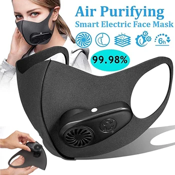 Electric Face Mask Respirator Masks Air Purifying Dust Pollution Fresh Supply Pm2.5 with Breathing Valve Personal Health Car
Electric Face Mask Respirator Masks Air Purifying Dust Pollution Fresh Supply Pm2.5 with Breathing Valve Personal Health Car