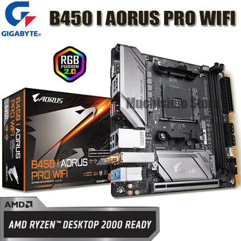 Socket AM4 Gigabyte B450 I AORUS PRO WIFI Motherboard DDR4 32GB PCI-E 3.0 M.2 SATA Express HDMI Desktop Placa-Mãe AM4 Mini-ITX
Socket AM4 Gigabyte B450 I AORUS PRO WIFI Motherboard DDR4 32GB PCI-E 3.0 M.2 SATA Express HDMI Desktop Placa-Mãe AM4 Mini-ITX