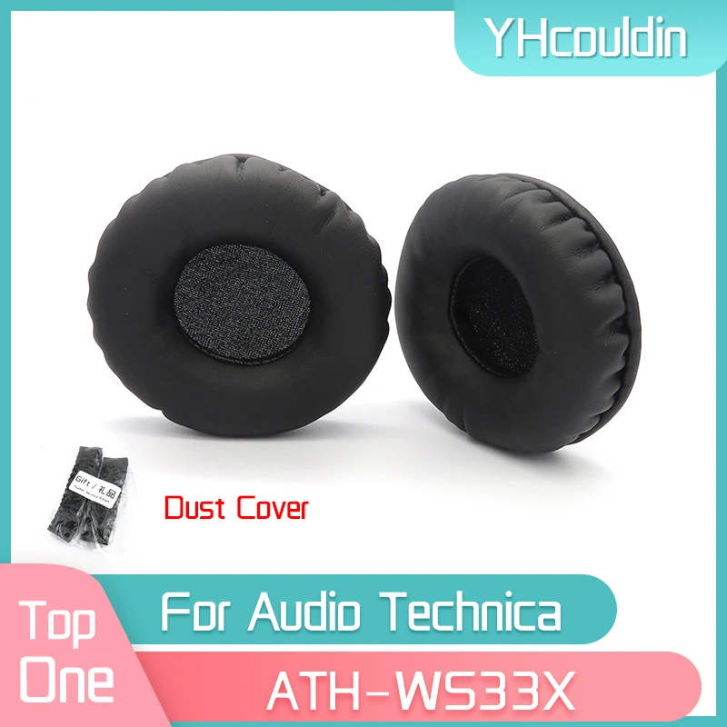 

YHcouldin Earpads For Audio Technica ATH-WS33X ATH WS33X Headphone Replacement Pads Headset Ear Cushions