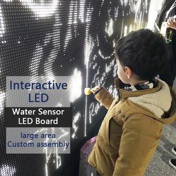 Interactive Water Sensor LED contact water will shine Water Graffiti Board Circuits for Wall Graffiti Wall or Table Top of Bars
Interactive Water Sensor LED contact water will shine Water Graffiti Board Circuits for Wall Graffiti Wall or Table Top of Bars