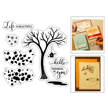 2020 New Plant Tree Branch Bird's Nest Sentiment Words Clear Stamps and Leaves Cutting Dies Scrapbooking For Crafts Card Making
2020 New Plant Tree Branch Bird's Nest Sentiment Words Clear Stamps and Leaves Cutting Dies Scrapbooking For Crafts Card Making