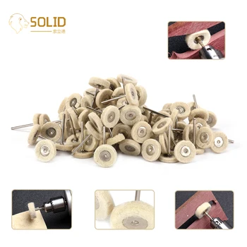 10Pcs/100Pcs 25mm Wool Felt Grinding Head Mounted Point Buffing Wheel with 1/8" Shank Rotary Tool for Polishing Jade, Metal
10Pcs/100Pcs 25mm Wool Felt Grinding Head Mounted Point Buffing Wheel with 1/8" Shank Rotary Tool for Polishing Jade, Metal