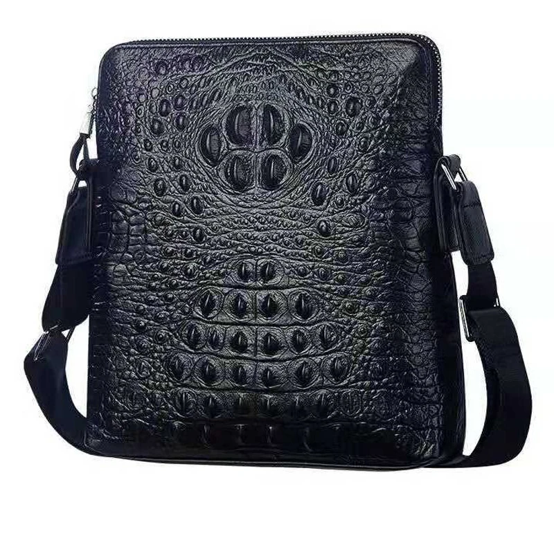 New Luxury Men's Handbags 100% Cow Genuine Leather Male Alligator Shoulder Bag Real Natural Leather Crossbody Bag Messenger Bags
New Luxury Men's Handbags 100% Cow Genuine Leather Male Alligator Shoulder Bag Real Natural Leather Crossbody Bag Messenger Bags