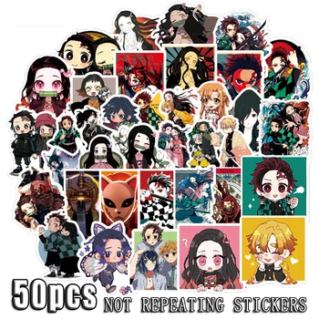 50Pcs Demon Slayer: Kimetsu no Yaiba Anime Sticker DIY Diary Scrapbooking Stickers For Laptop Suitcase Bicycle
50Pcs Demon Slayer: Kimetsu no Yaiba Anime Sticker DIY Diary Scrapbooking Stickers For Laptop Suitcase Bicycle