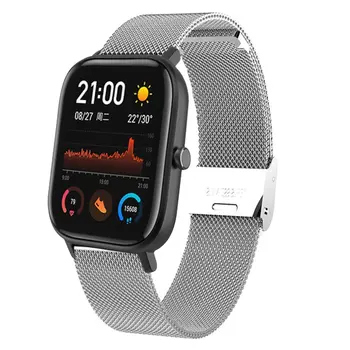 Fashionable Personality Watchband Buckle Metal Mesh Belt Replacement Watch Strap For Amazfit Gts Watch
Fashionable Personality Watchband Buckle Metal Mesh Belt Replacement Watch Strap For Amazfit Gts Watch